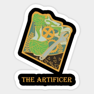 The Artificer coat of arms Sticker